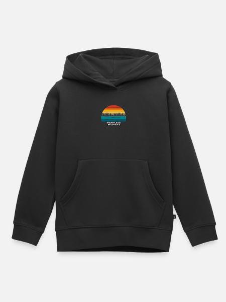 Ward Lake Michigan - Kinder Premium Organic Hoodie - Schwarz