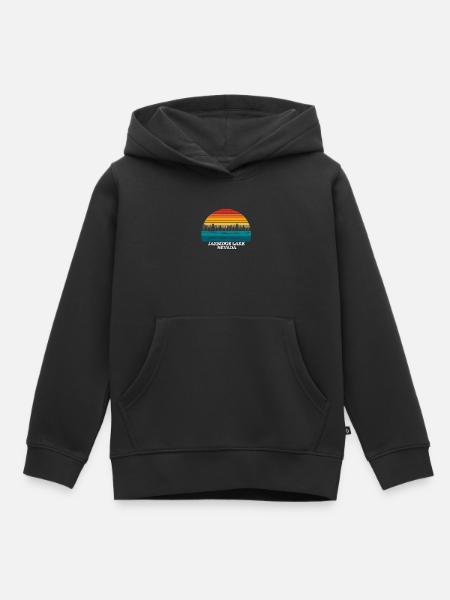 Jarbidge Lake Nevada - Kinder Premium Organic Hoodie - Schwarz