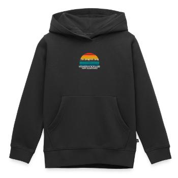Lac Winnipesaukee New Hampshire - Sweat Premium à capuche enfant bio - noir - Devant - AI Model Kid Male (0cm)