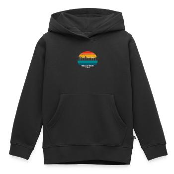 Yellow Pond Ohio - Kids Premium Organic Hoodie - black - Front - AI Model Kid Male (0cm)