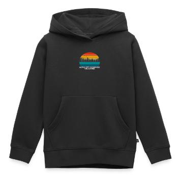 Altus City Reservoir Oklahoma - Sweat Premium à capuche enfant bio - noir - Devant - AI Model Kid Male (0cm)