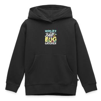World's Best Bug Catcher - Kinder Premium Organic Hoodie - Schwarz - Vorne - AI Model Kid Male (0cm)