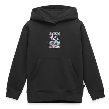 Underwater Mormon Housekeeper Mormaid für einen - Kinder Premium Organic Hoodie - Schwarz - Vorne - AI Model Kid Male (0cm)