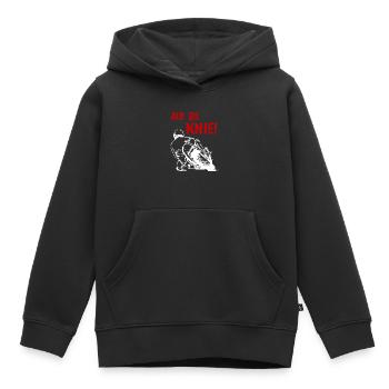 Motorrad - Auf die Knie Superbike - T-Shirt - Kinder Premium Organic Hoodie - Schwarz - Vorne - AI Model Kid Male (0cm)