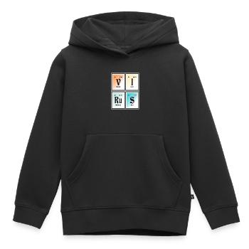 Virus - Periodensystem der Elemente - Kinder Premium Organic Hoodie - Schwarz - Vorne - AI Model Kid Male (0cm)