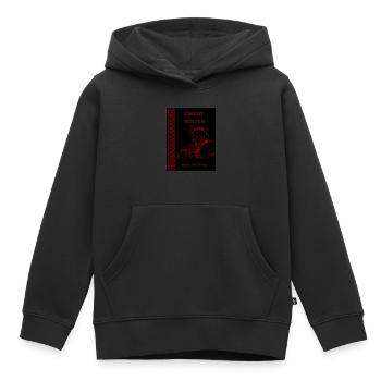 KNIGHT WOLFEN, WEREWOLF KNIGHT - Kids Premium Organic Hoodie - black - Front - AI Model Kid Male (0cm)
