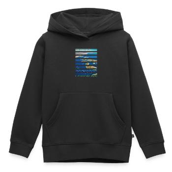Kroatien Kroatien Hrvatska Kroatien Kroaten Paradies - Kinder Premium Organic Hoodie - Schwarz - Vorne - AI Model Kid Male (0cm)
