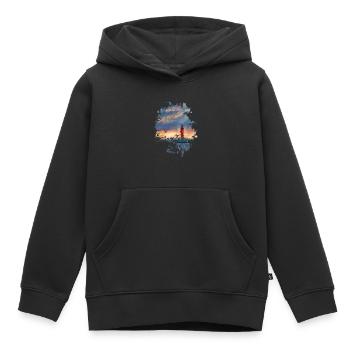 Leuchtturm - Kinder Premium Organic Hoodie - Schwarz - Vorne - AI Model Kid Male (0cm)