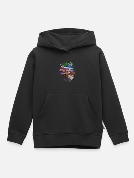 Oldtimer - Kinder Premium Organic Hoodie - Schwarz