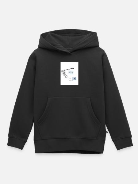 god's healing - Sweat Premium à capuche enfant bio - noir