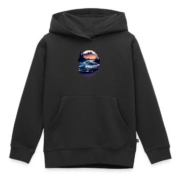 Sportwagen - Kinder Premium Organic Hoodie - Schwarz - Vorne - AI Model Kid Male (0cm)