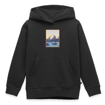 Wassersport - Kinder Premium Organic Hoodie - Schwarz - Vorne - AI Model Kid Male (0cm)