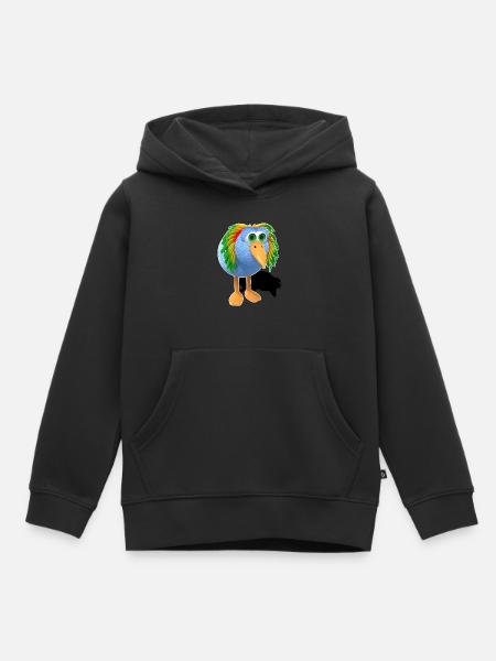 Reggae Bird Bob - Kinder Premium Organic Hoodie - Schwarz