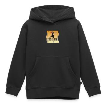 Handball - Kinder Premium Organic Hoodie - Schwarz - Vorne - AI Model Kid Male (0cm)