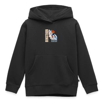 Auf den Gipfeld der Glückseligkeit - Kinder Premium Organic Hoodie - Schwarz - Vorne - AI Model Kid Male (0cm)