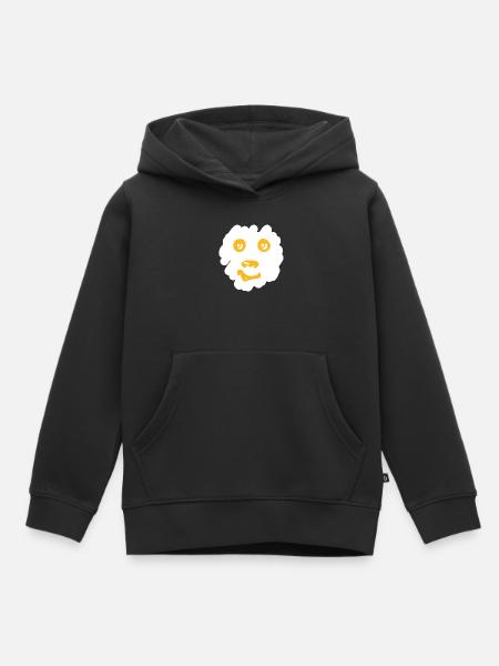 ourson - Sweat Premium à capuche enfant bio - noir