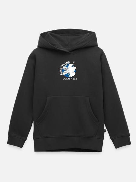 Loch Ness - Kinder Premium Organic Hoodie - Schwarz