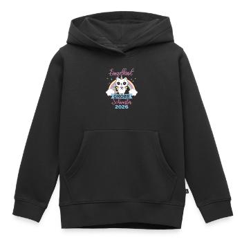 Only Child Big Sister 2026 Pregnancy - Kids Premium Organic Hoodie - black - Front - AI Model Kid Male (0cm)