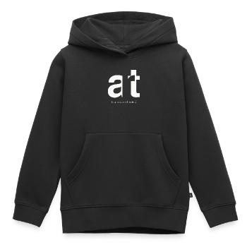 art- Is a State of Mind - Kinder Premium Organic Hoodie - Schwarz - Vorne - AI Model Kid Male (0cm)