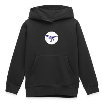 Dinosaure. Je suis un style génial. Animaux. Préhistoire - Sweat Premium à capuche enfant bio - noir - Devant - AI Model Kid Male (0cm)
