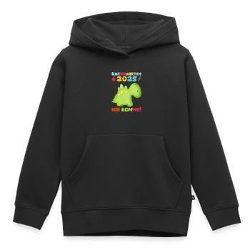 kiKindergarten 2025 Kids Gift Kita 2025 Décoration - Sweat Premium à capuche enfant bio - noir - Devant - AI Model Kid Male (0cm)