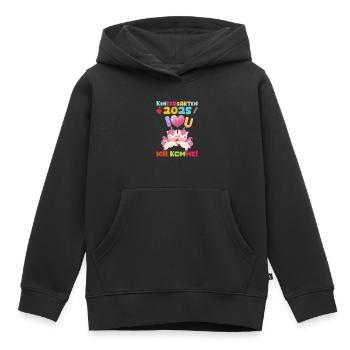 Kindergarten 2025 Mädchen Geschenk Kita 2025 Deko - Kinder Premium Organic Hoodie - Schwarz - Vorne - AI Model Kid Male (0cm)