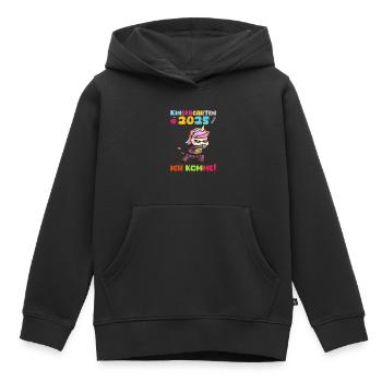 Kindergarten 2025 Mädchen Geschenk Kita 2025 Deko - Kinder Premium Organic Hoodie - Schwarz - Vorne - AI Model Kid Male (0cm)