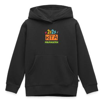 Farewell Kindergarten 2025 Gift Girl Boys - Kids Premium Organic Hoodie - black - Front - AI Model Kid Male (0cm)