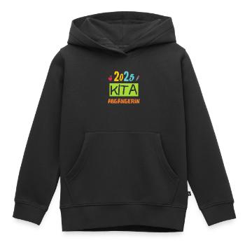 Abschied Kindergarten 2025 Geschenk Mädchen Jungen - Kinder Premium Organic Hoodie - Schwarz - Vorne - AI Model Kid Male (0cm)