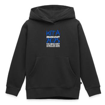 Farewell Kindergarten 2025 Gift Girl Boys - Kids Premium Organic Hoodie - black - Front - AI Model Kid Male (0cm)