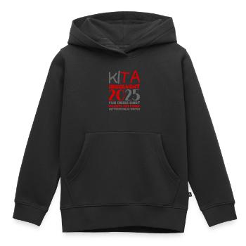 Farewell Kindergarten 2025 Gift Girl Boys - Kids Premium Organic Hoodie - black - Front - AI Model Kid Male (0cm)