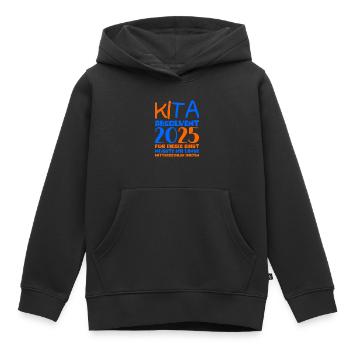 Farewell Kindergarten 2025 Gift Girl Boys - Kids Premium Organic Hoodie - black - Front - AI Model Kid Male (0cm)