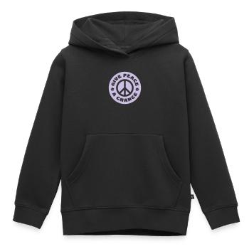 GIVE PEACE A CHANCE - Kinder Premium Organic Hoodie - Schwarz - Vorne - AI Model Kid Male (0cm)