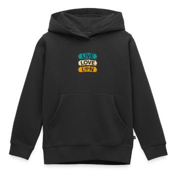 Administrateur réseau Administrateur système Réseau - Sweat Premium à capuche enfant bio - noir - Devant - AI Model Kid Male (0cm)