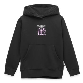 Le choc des classes rebelles résiste à la résistance - Sweat Premium à capuche enfant bio - noir - Devant - AI Model Kid Male (0cm)