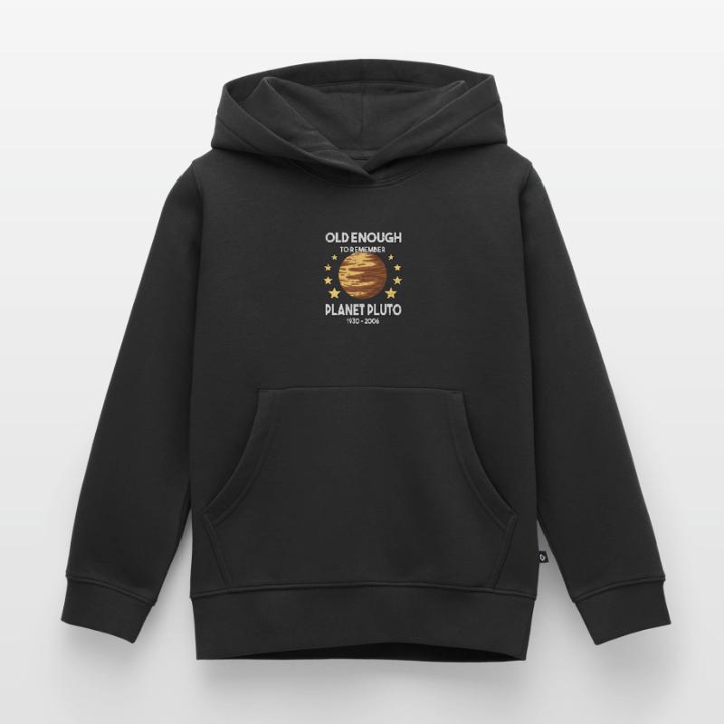 Pluto Planet Pluto Pluto Day Pluto-Tag Sterne Kinder Premium Organic Hoodie
