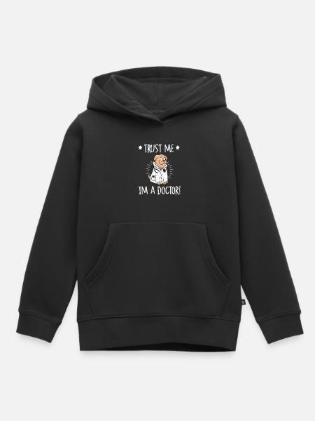 Médecin médecin spécialiste médecin - Sweat Premium à capuche enfant bio - noir