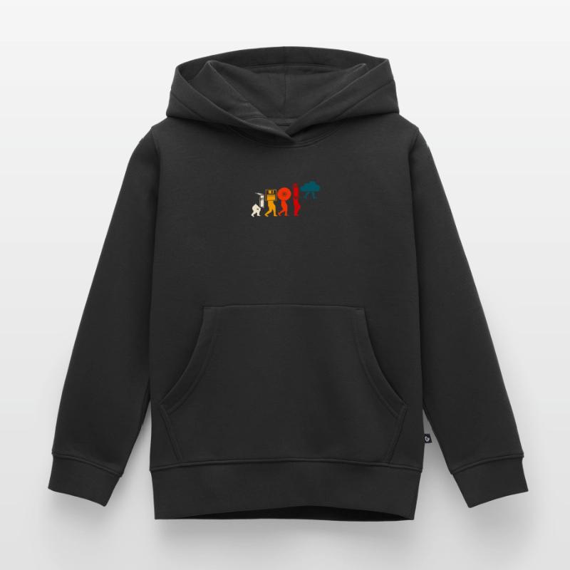 Cloud Programmer Evolution. Kinder Premium Organic Hoodie