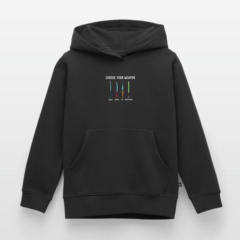PHYTON PROGRAMMER Programmation Encodage d’encodeur Sweat Premium à capuche enfant bio