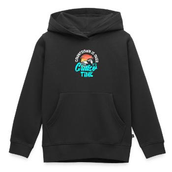 Kreuzfahrt, Schiffe, Urlaub Auf Einem Schiff - Kinder Premium Organic Hoodie - Schwarz - Vorne - AI Model Kid Male (0cm)