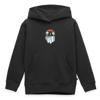 Slackline, Balance Sport - Kinder Premium Organic Hoodie - Schwarz - Vorne - AI Model Kid Male (0cm)