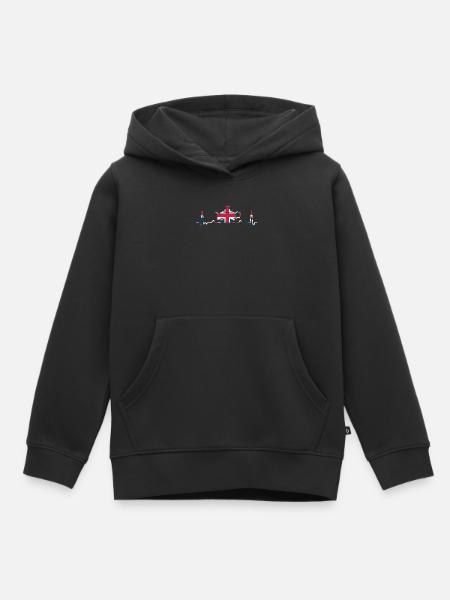 Teeliebhaber, Teetrinker, Teezeit - Kinder Premium Organic Hoodie - Schwarz