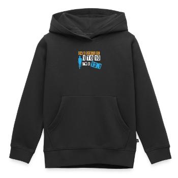 Halbmarathon, Marathon, Läufer - Kinder Premium Organic Hoodie - Schwarz - Vorne - AI Model Kid Male (0cm)