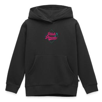 Chanteur d’opéra, voix, opéra - Sweat Premium à capuche enfant bio - noir - Devant - AI Model Kid Male (0cm)
