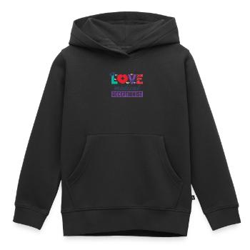 Medical receptionist - Kids Premium Organic Hoodie - black - Front - AI Model Kid Male (0cm)