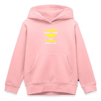 Drone volant, drones, drones, modèles réduits d’avions - Sweat Premium à capuche enfant bio - rose - Devant - AI Model Kid Female (0cm)