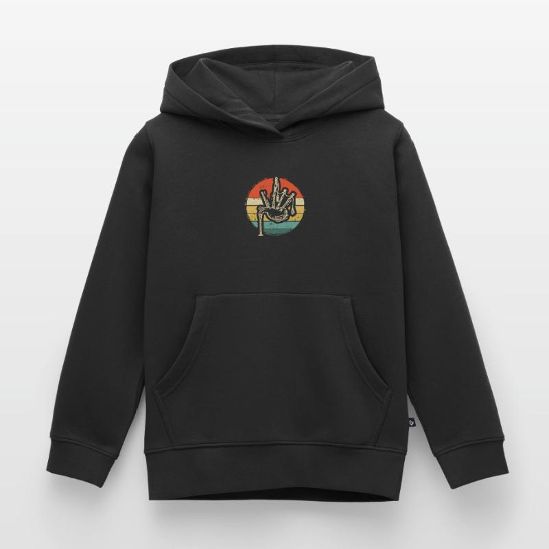 Cornemuse Cornemuse Cornemuse Sweat Premium à capuche enfant bio