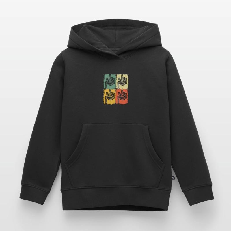 Cornemuse Cornemuse Cornemuse Sweat Premium à capuche enfant bio