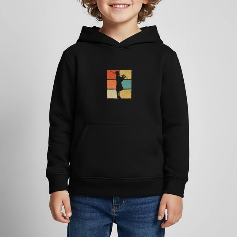 Cornemuse Cornemuse Cornemuse Sweat Premium à capuche enfant bio