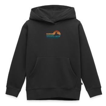 Rodeo, Western Riding - Kids Premium Organic Hoodie - black - Front - AI Model Kid Male (0cm)